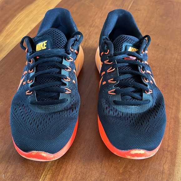 Nike Lunarglide 8, Black with orange, Men’s Size 8 - Picture 5 of 10